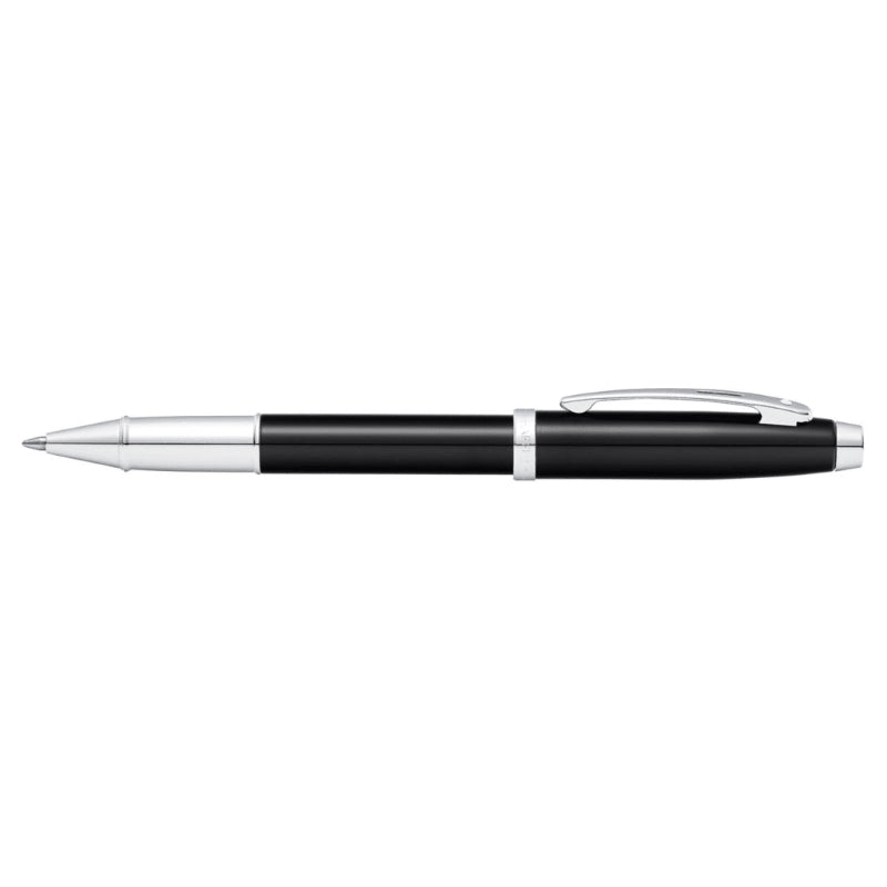 SHEAFFER SELECT ITEM 4 100 BLACK LACQUER/CHROME PLATE ROLLERBALL PEN