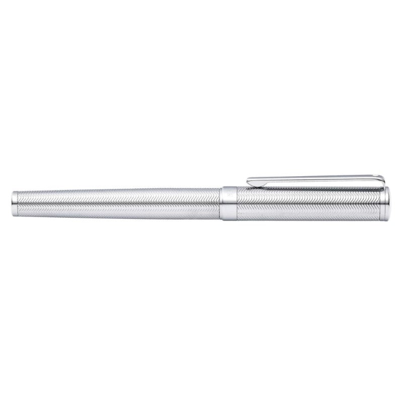 SHEAFFER INTENSITY ENGRAVED CHROME MEDIUM FOUNTAIN PEN