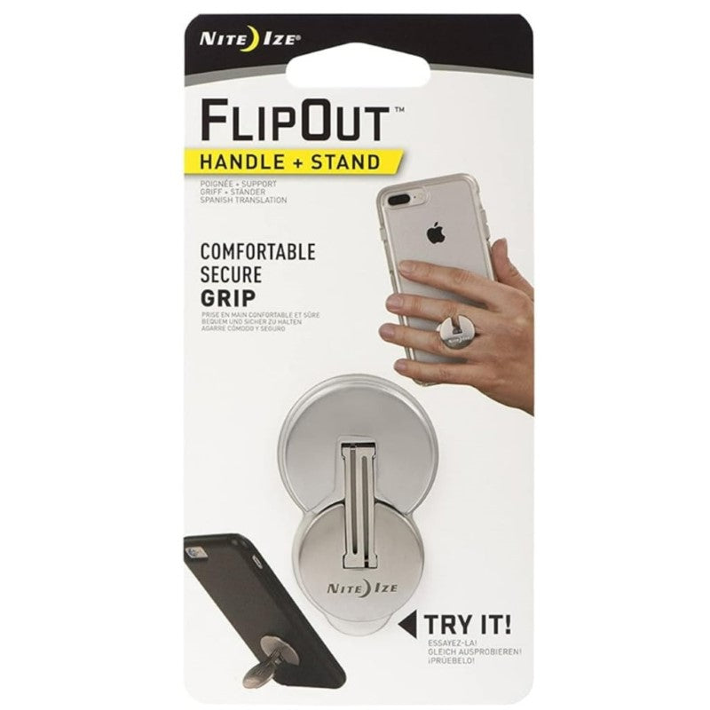 NITE IZE FLIPOUT HANDLE STAND STAINLESS STEEL