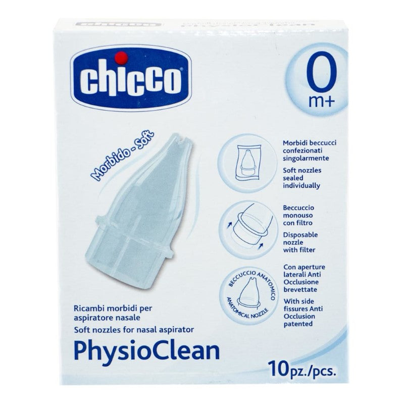 CHICCO SOFT NOZZLES FOR NASAL ASPIRATOR 10PK