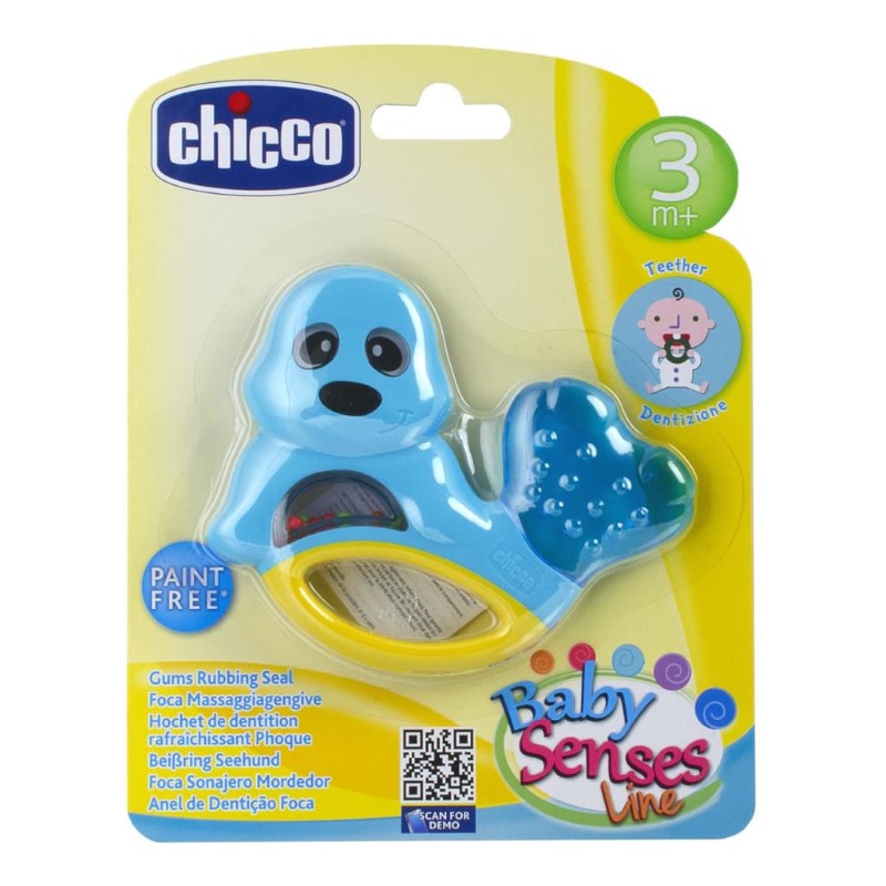 CHICCO GUMS RUBBING SEAL TEETHING RATTLE