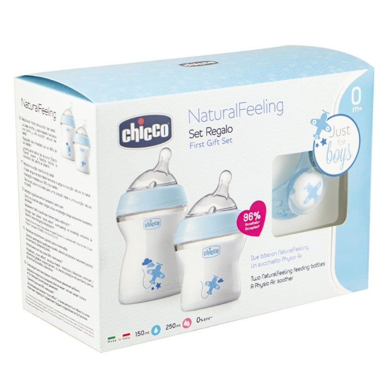 CHICCO BB/BC NATURALFEELING GIFT SET BOY