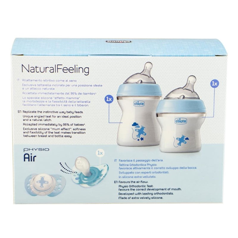 CHICCO BB/BC NATURALFEELING GIFT SET BOY