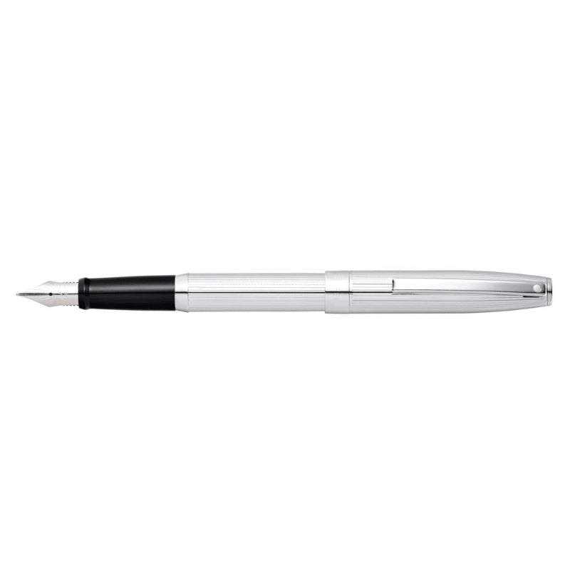 SHEAFFER SAGARIS CHROME/ENGRAVED MEDIUM FOUNTAIN PEN