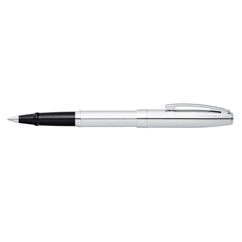 SHEAFFER SAGARIS CHROME/ENGRAVED ROLLERBALL PEN