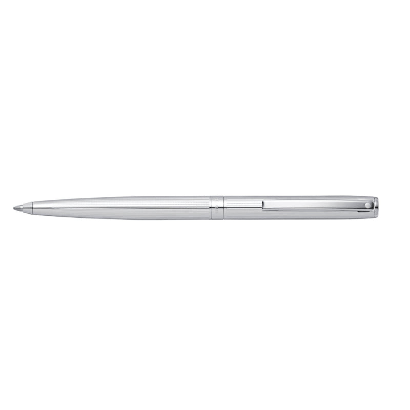 SHEAFFER SAGARIS CHROME/ENGRAVED BALLPOINT PEN