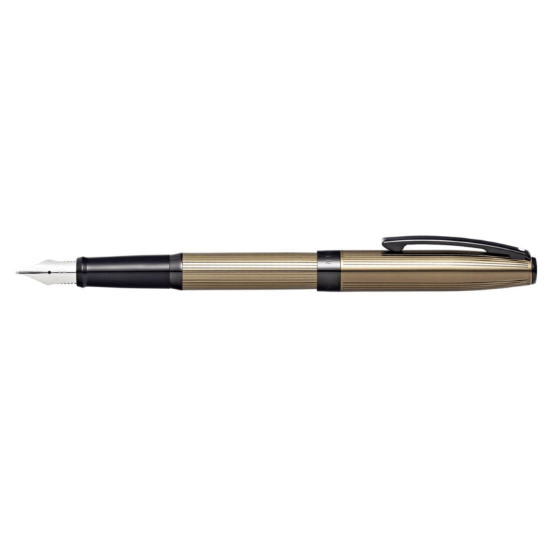 SHEAFFER SAGARIS TITANIUM MEDIUM FOUNTAIN PEN