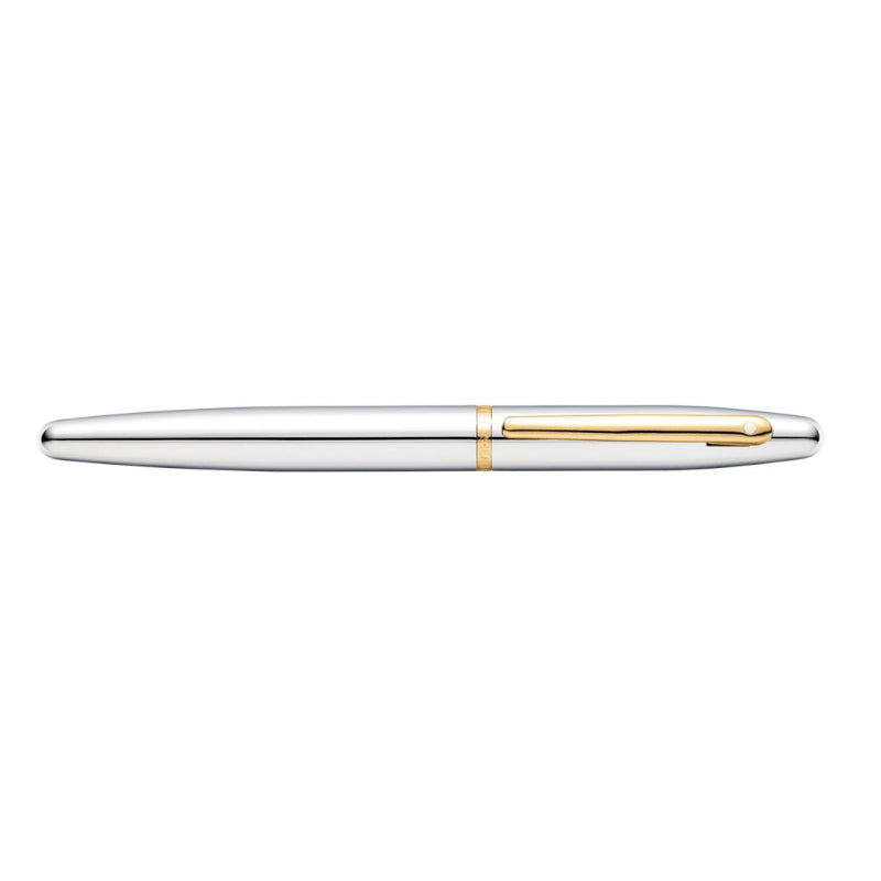 SHEAFFER® VFM 9422 POLISHED CHROME FOUNTAIN PEN WITH GOLD-TONE TRIM - FINE