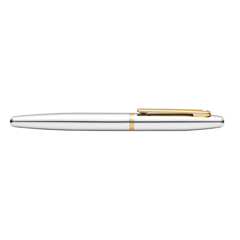 SHEAFFER® VFM 9422 POLISHED CHROME FOUNTAIN PEN WITH GOLD-TONE TRIM - MEDIUM