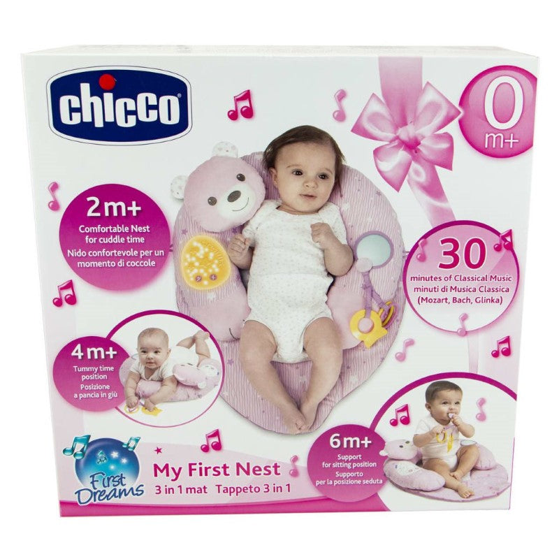 CHICCO MY FIRST NEST PINK PLAYMAT