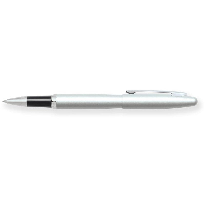 SHEAFFER® VFM 9400 SATIN STROBE SILVER ROLLERBALL PEN WITH CHROME TRIM