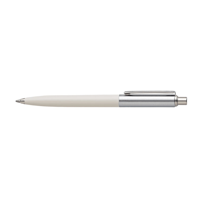 SHEAFFER SENTINEL WHITE CHROME CAP NICKEL TRIM BALLPOINT PEN