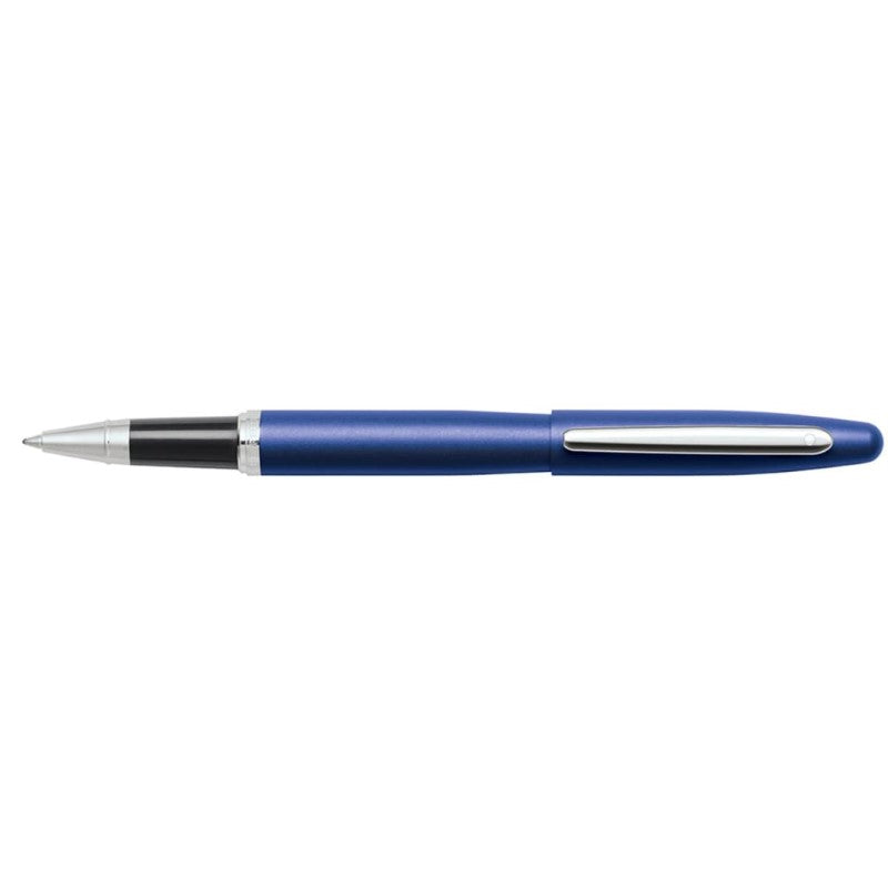 SHEAFFER® VFM 9401 SATIN NEON BLUE ROLLERBALL PEN WITH CHROME TRIM