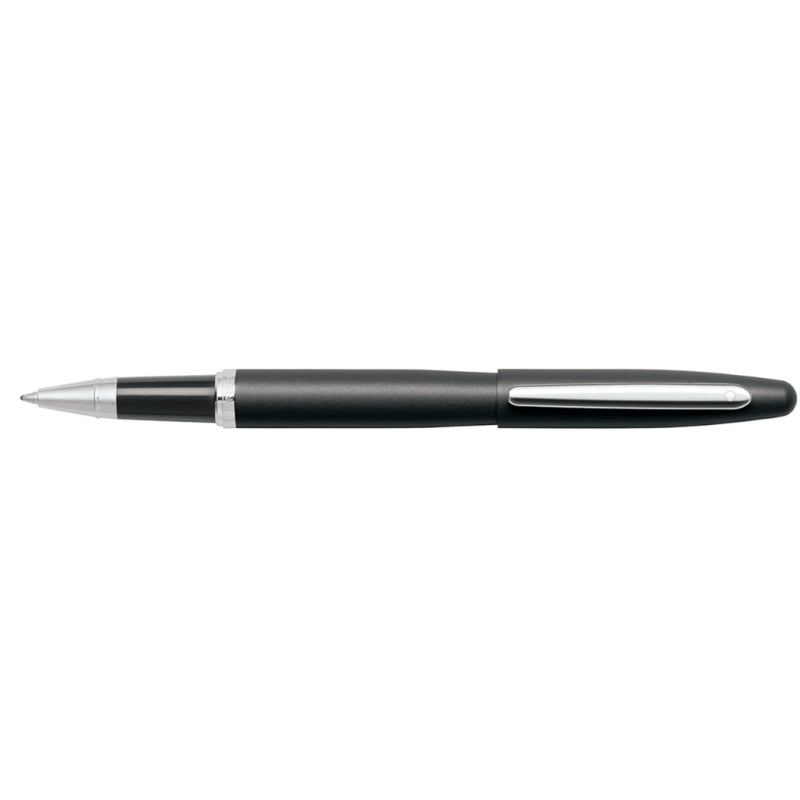 SHEAFFER® VFM 9405 MATTE BLACK ROLLERBALL PEN WITH CHROME TRIM
