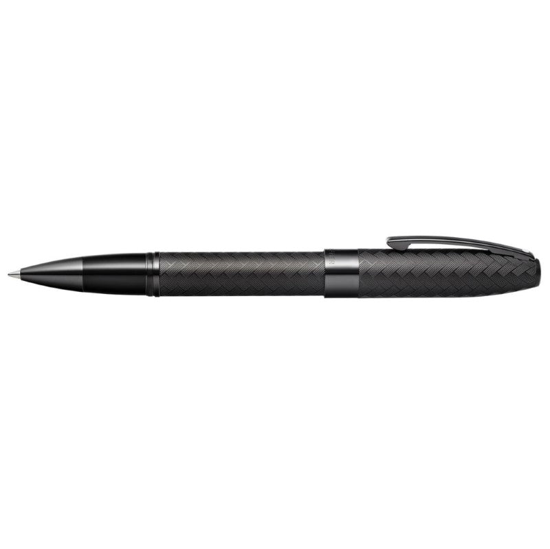 SHEAFFER LAGACY MATTE BLACK CHEVRON PATTERN ROLLERBALL PEN