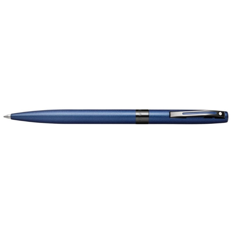 SHEAFFER® REMINDER 9018 MATTE BLUE BALLPOINT PEN WITH BLACK PVD TRIM