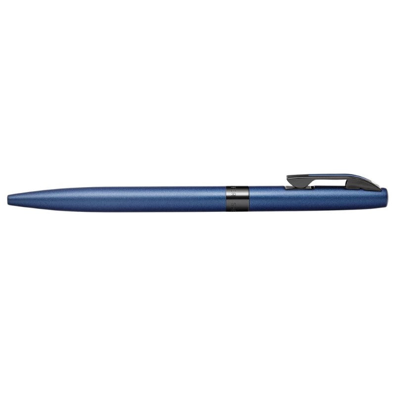 SHEAFFER® REMINDER 9018 MATTE BLUE BALLPOINT PEN WITH BLACK PVD TRIM