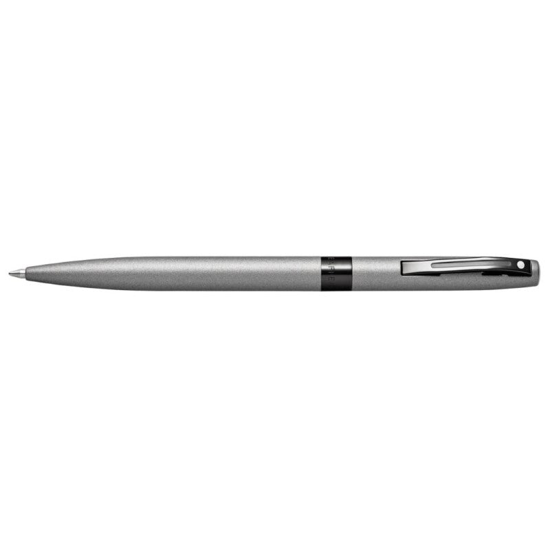 SHEAFFER® REMINDER 9019 MATTE GRAY BALLPOINT PEN WITH BLACK PVD TRIM