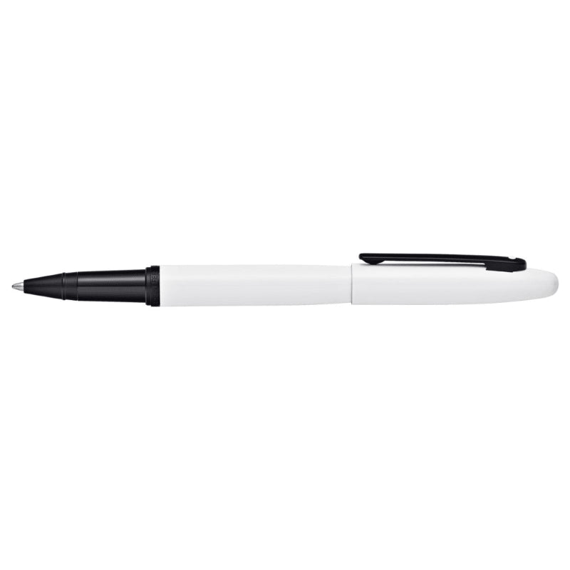 SHEAFFER VFM WHITE LACQUER BLACK MEDIUM FOUNTAIN PEN