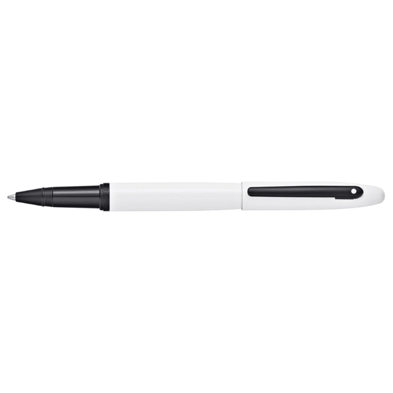 SHEAFFER VFM WHITE LACQUER BLACK MEDIUM FOUNTAIN PEN