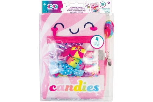 Locking Journal - 3C4G Candy Plush Pocket