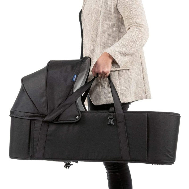 CHICCO GOODY SOFT CARRY COT - JET BLACK