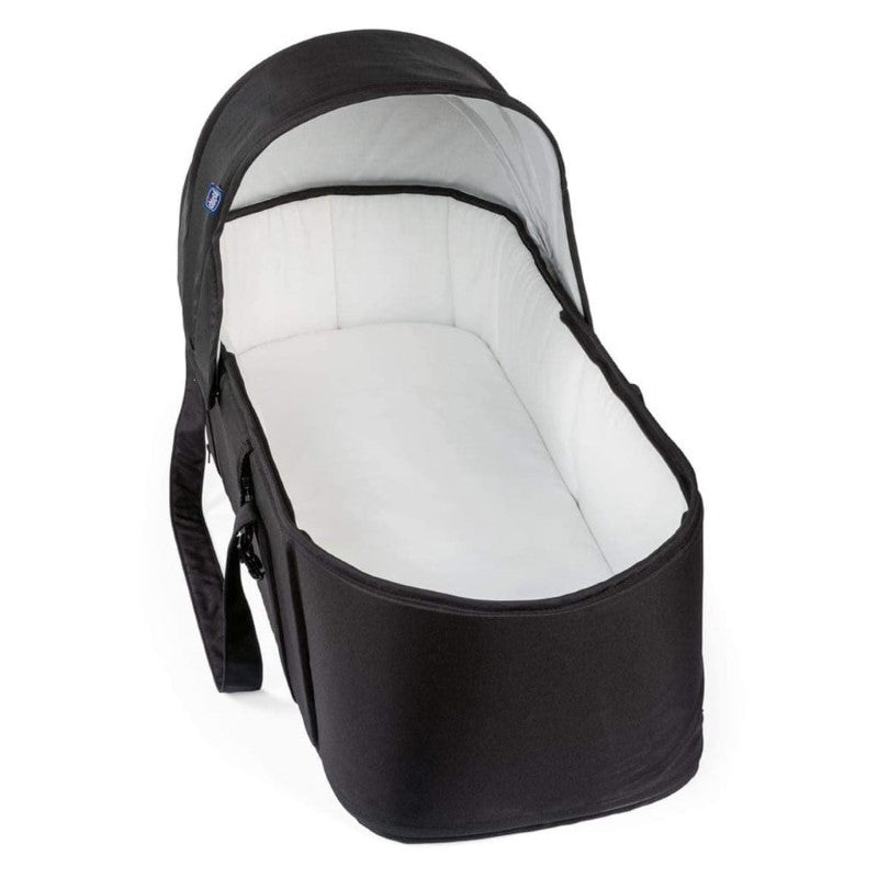 CHICCO GOODY SOFT CARRY COT - JET BLACK