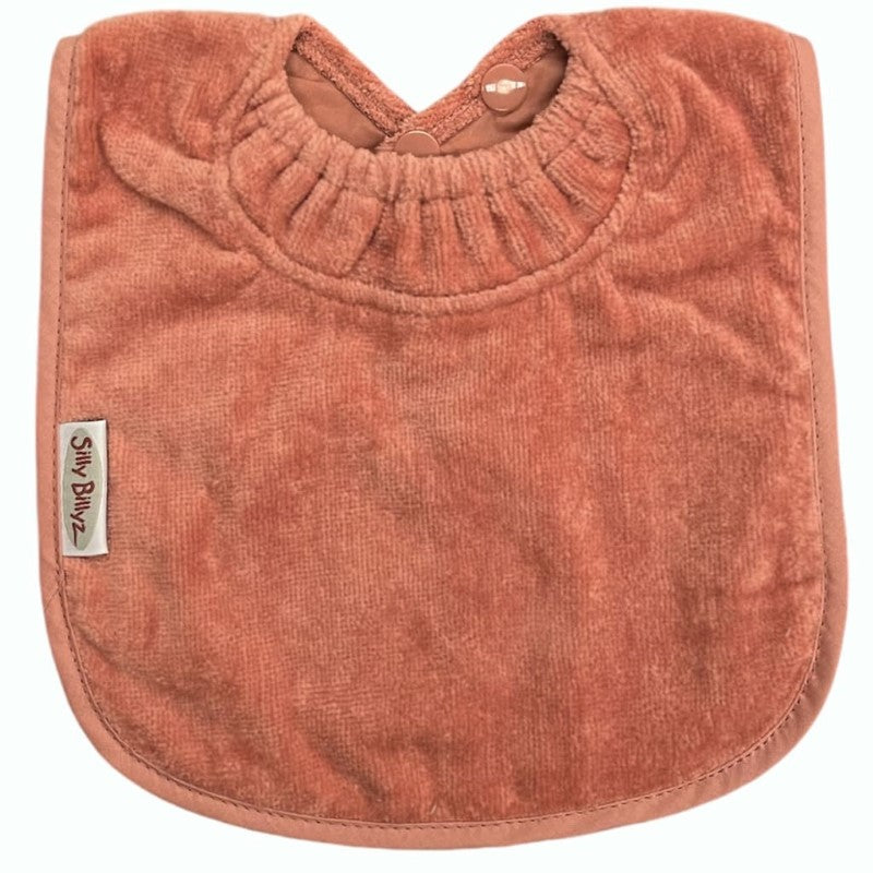 SILLY BILLYZ TOWEL PLAIN LARGE BIB MOROCCO