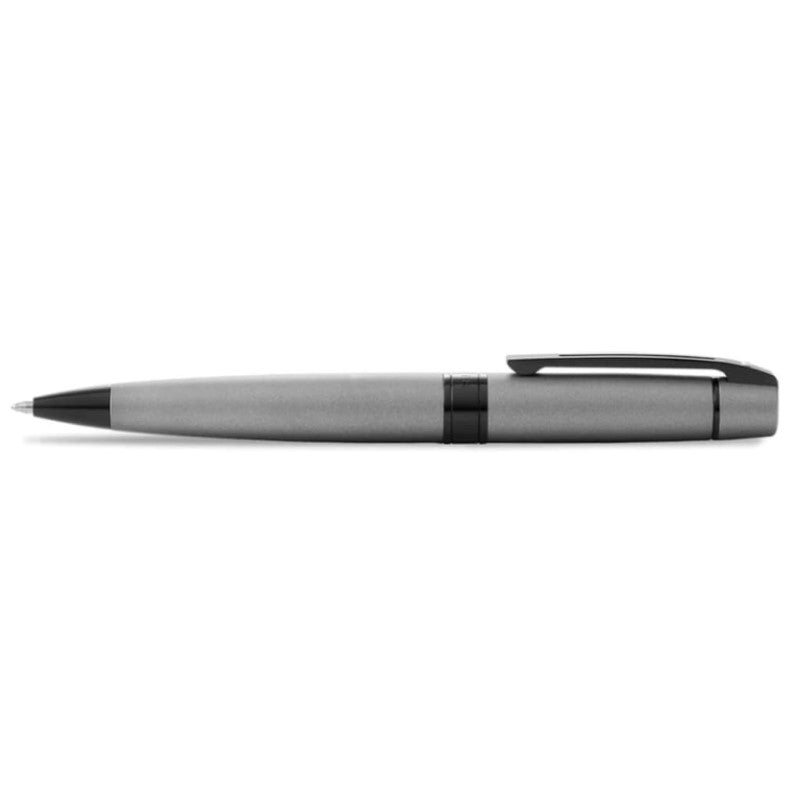 SHEAFFER® 300 9345 MATTE GRAY BALLPOINT PEN WITH BLACK TRIM