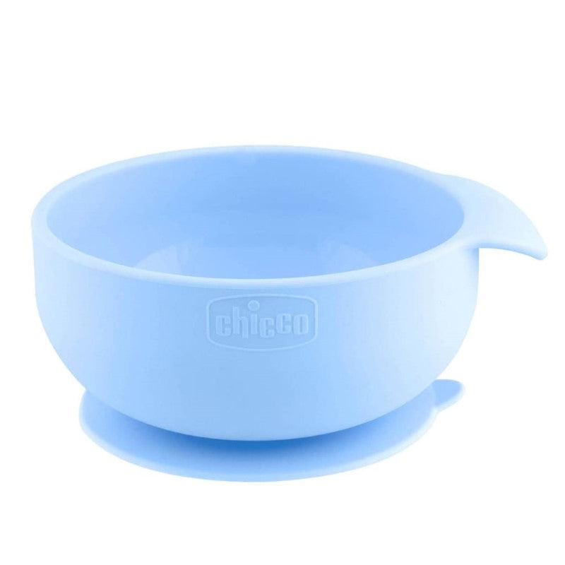 CHICCO SILICONE SUCTION BOWL TEAL 6M+