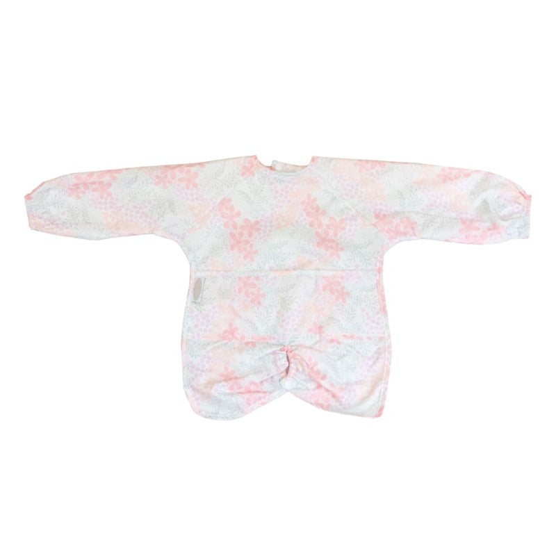 SILLY BILLYZ NYLON HIGHCHAIR HUGR L/S BIB BLOOM