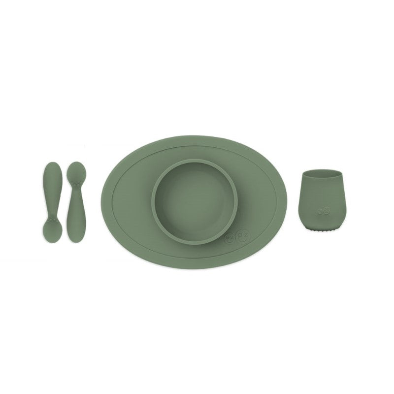 EZPZ TINY FIRST FOOD SET OLIVE