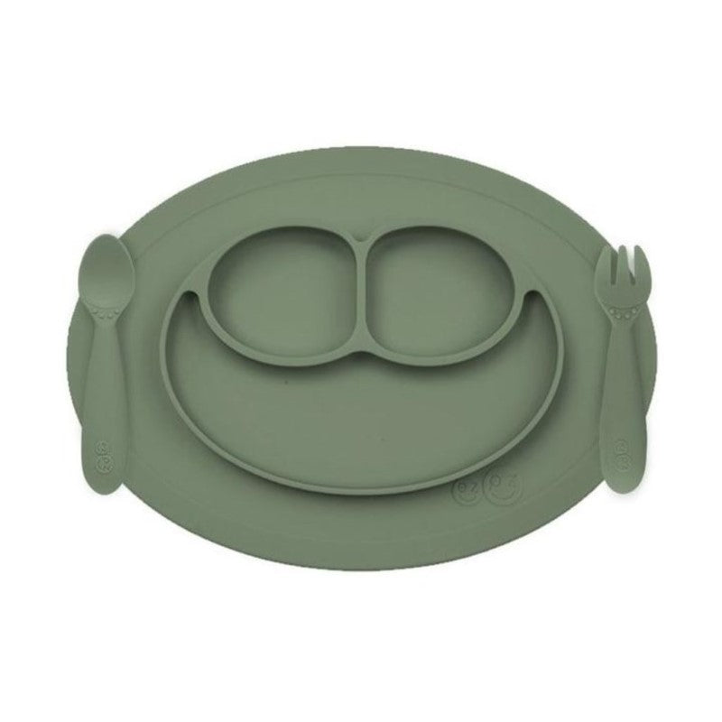EZPZ MINI FEEDING SET OLIVE