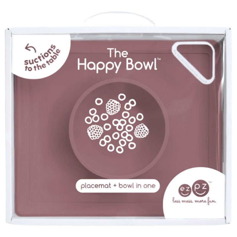 EZPZ HAPPY BOWL MAUVE