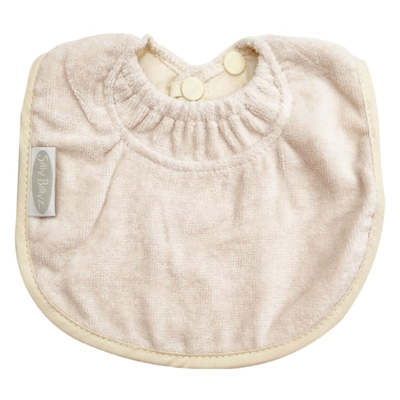 SILLY BILLYZ TOWEL BIBLET WHITE SAND