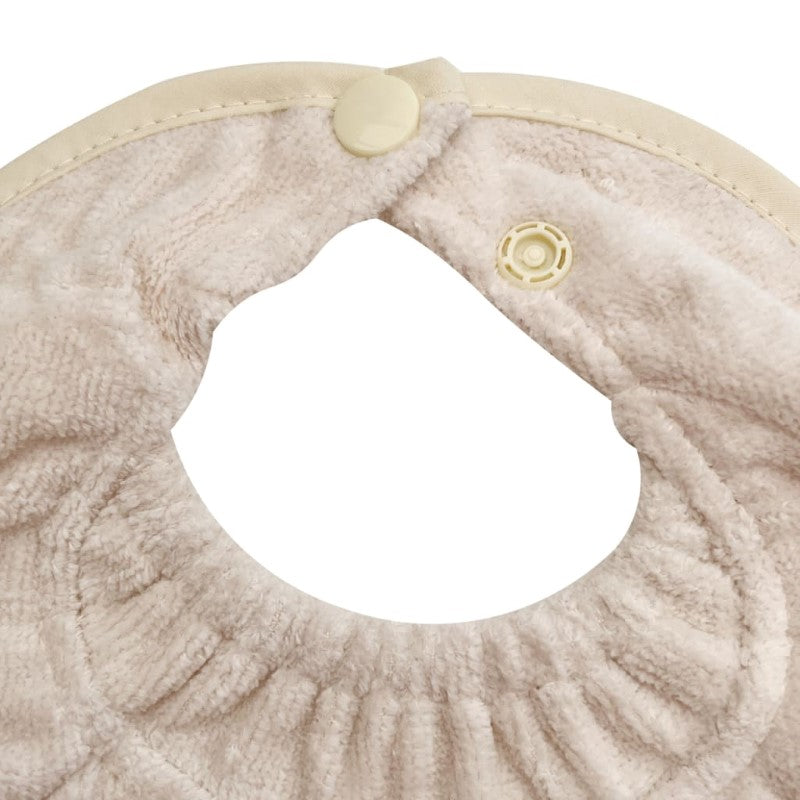 SILLY BILLYZ TOWEL BIBLET WHITE SAND