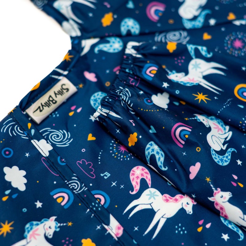 SILLY BILLYZ NYLON SMALL L/S BIB UNICORN