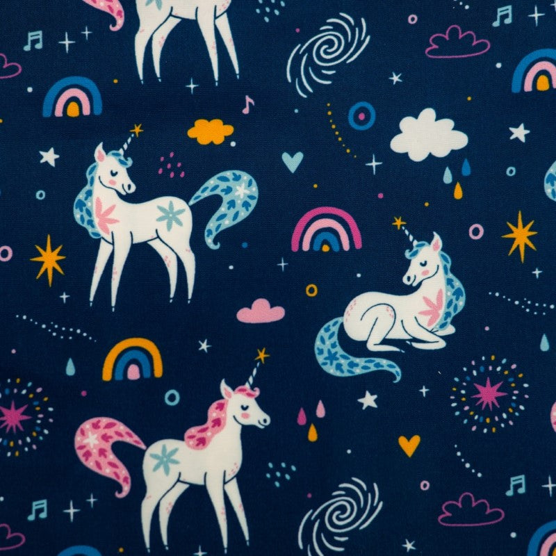 SILLY BILLYZ NYLON SMALL L/S BIB UNICORN