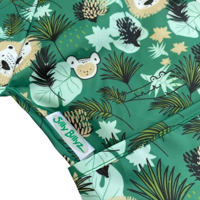 NYLON SMALL LONG SLEEVE BIB JUNGLE