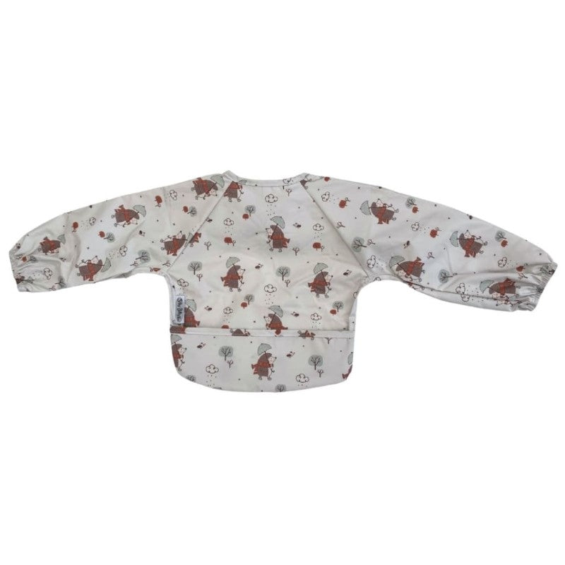 NYLON SMALL LONG SLEEVE BIB MR HEDGEHOG