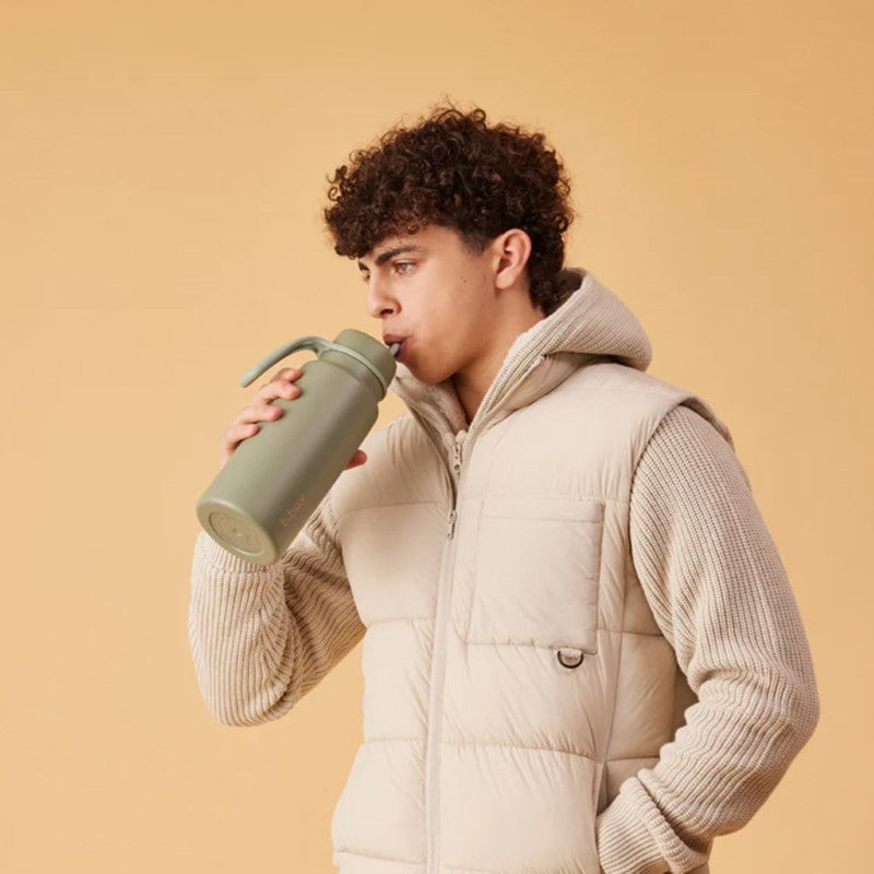 B.BOX INSULATED FLIP TOP BOTTLE 1LTR OLIVE