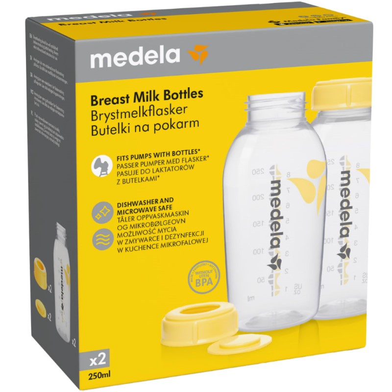 MEDELA BREAST MILK BOTTLE PP 250ML 2PK