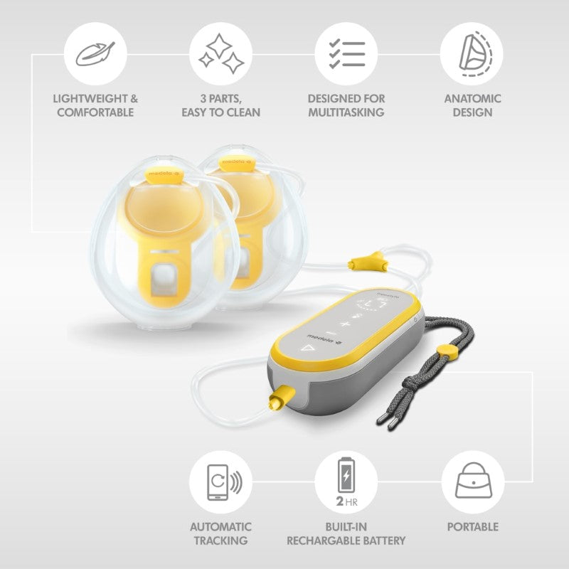 MEDELA FREESTYLE HANDS-FREE DOUBLE BREAST PUMP