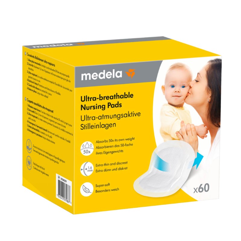 MEDELA DISP NURSING PAD ULTRA THIN 60PK