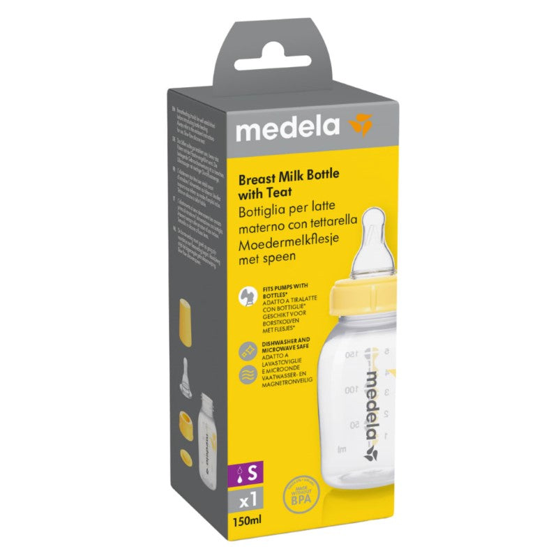 MEDELA BREAST MILK BOTTLE TEAT PP 150ML 1PK