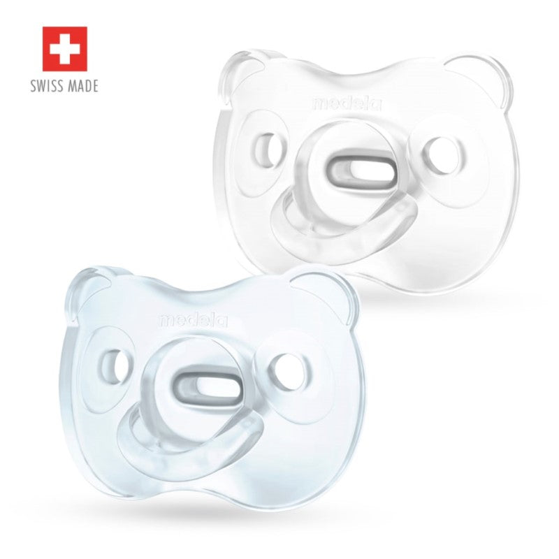 MEDELA SOOTHER SILICONE BOY 0-6MTH 2PK