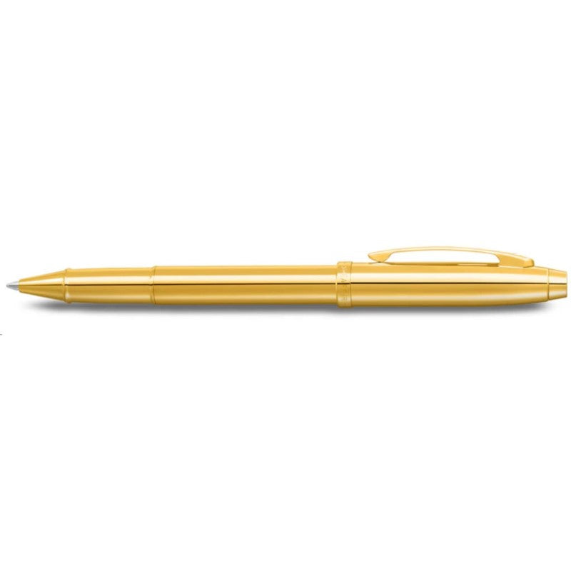 SHEAFFER 100 PVD GOLD WITH PVD GOLD TRIMS ROLLERBALL PEN