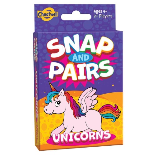Card Game - Snap and Pairs Unicorns