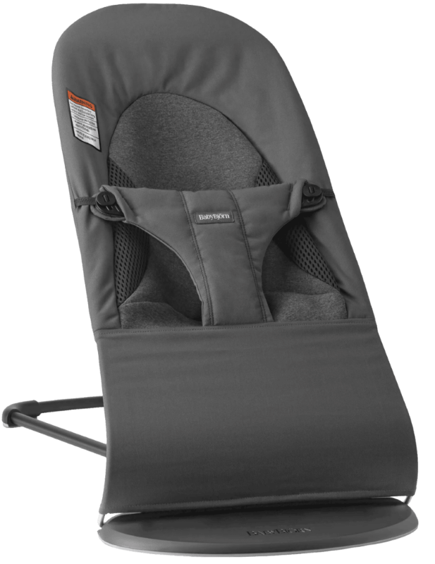 BABY BJORN BOUNCER SOFT WOVEN/JERSEY DARK GREY