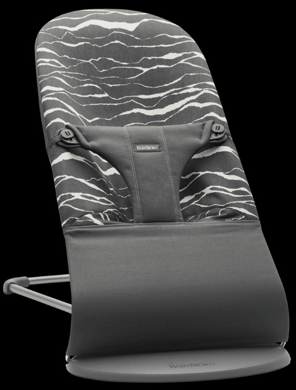 BABY BJORN BOUNCER BLISS COTTON ANTHRACITE/LANDSCAPE